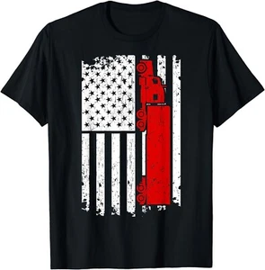 Truck Driver Independence Day Teamster Patriotic Trucker Gift Unisex T-Shirt - Picture 1 of 3
