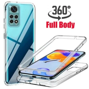 For Xiaomi Redmi Note 11 10T 9AT Poco M4 X4 Pro Case Front Back Full Body Cover - Picture 1 of 33