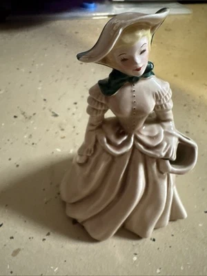 Vestido CREMA Estatuilla Vintage Florence Ceramics LEA ~ Pasadena California 5.75" Foto 1 de 4