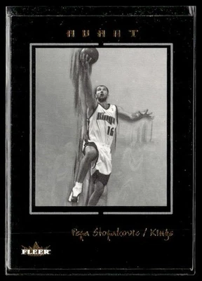 L60.625 - 2003-04 Fleer Avant preto e branco #21 Peja Stojakovic /199 - Imagem 1 de 2