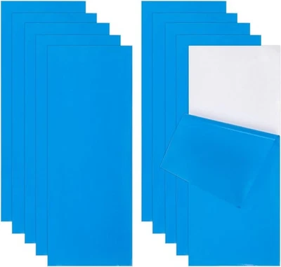 10x Poolflicken selbstklebend Unterwasser PVC Reparaturset 25x10cm Blau flexibel - Bild 1 von 4