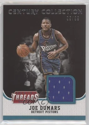 2016-17 Panini Threads Century Collection Materials /99 Joe Dumars #5 HOF - Image 1 of 2