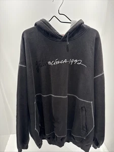 Vintage Y2k Fubu Circa 1992 Hip Hop Skater Baggy Heavy Sweatshirt Hoodie Mens X - Picture 1 of 9