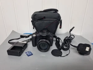 Canon PowerShot SX40 HS 12.1MP 35x Zoom Digital Camera Black - Picture 1 of 11