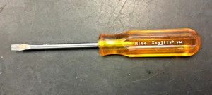 Xcelite R144 Cacciavite piatto 1/4" x 8, USA, VINTAGE - Foto 1 di 3