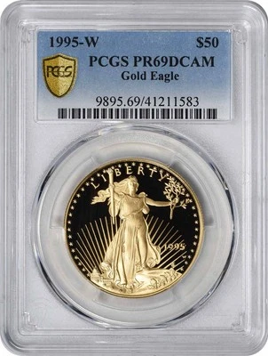 1995-W $50 American Gold Eagle PR69DCAM PCGS - Image 1 of 2
