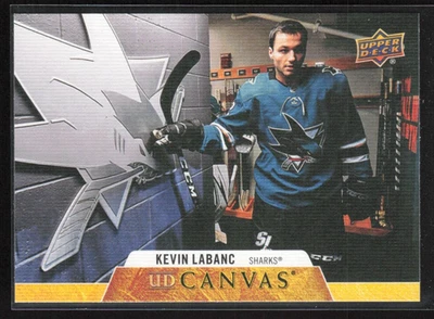 2020-21 Upper Deck - Ud Canvas Kevin Labanc #C189 - Image 1 of 2