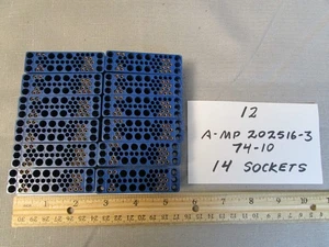 (12) AMP 202516-3 74-10 con 14 pin femmina ciascuno per plugin NIM NIMBIN CAMAC - Foto 1 di 2