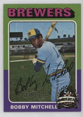 2024 Topps Heritage 1975 Topps Originals Buybacks Bobby Mitchell #468 - Image 1 of 2