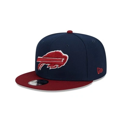 New Era Buffalo Bills 9fifty 平沿帽颜色包帽 - BlueRARE HTF 全新全新带标签 — 第 1/4 张图片