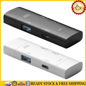 SD/TF Card Reader Adapter 7 in 1 Type-C/USB/ Micro Memory Card Reader for Laptop - Afbeelding 1 van 14