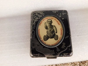 Antiguo estuche publicitario The Original Teddy Theodore Bear Chicago Match - Imagen 1 de 8