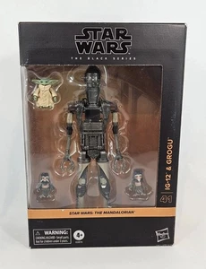 "Figuras de acción Star Wars Black Series IG-12 y Grogu 6"" paquete de 2 Hasbro nuevas" - Imagen 1 de 14