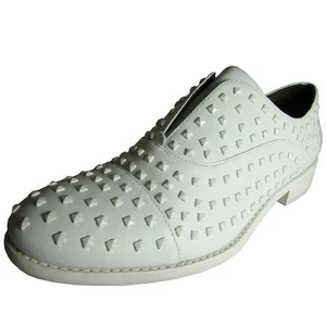 Zapato Mocasín Kenneth Cole New York Mujer Sackett LE Tachonado, Blanco, EE. UU. 7.5 - Imagen 1 de 3
