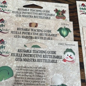 Set of 5 VTG Mini Donna Dewberry Painting Patterns Reusable Teaching Guides. - Picture 1 of 5