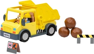 Bluey Dump Truck Giocattolo con Cappello Rigido Figure Bingo Fangose | Carica e Scarica Rocce... - Foto 1 di 9