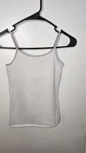 Justice Girls White Camisole Size 10 - Picture 1 of 5