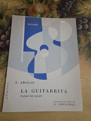Partituras extremadamente raras de E.Arolas La Guitarrita para guitarra clásica Foto 1 de 2