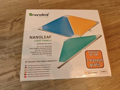 Nanoleaf Shapes Triangles LED Light Panels, Erweiterungsset (3 Panels), OVP, TOP - Bild 1 von 3