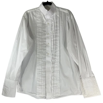 Joseph & Feiss White Long Sleeve Button Up Dress Shirt Reg Size 15.5 32/33 - Image 1 of 3