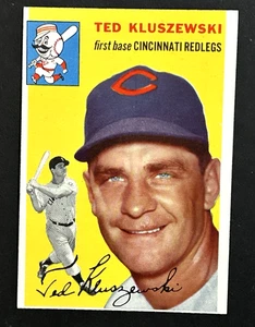 1954 Topps Set Break Ted Kluszewski #7 senza etichette come nuovo - Foto 1 di 3