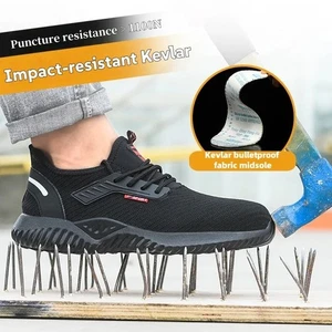 Mens Safety Shoes Work Trainers Steel Toe Cap Ultra AZENTOP Shoes Boots UK STOCK - Picture 1 of 7