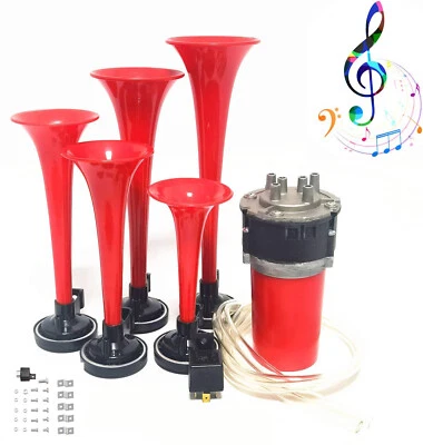 12V Dixie Musical Air horns Dukes Of Hazzard 300DB Car Truck Air Horns Horn Set# - Image 1 of 4