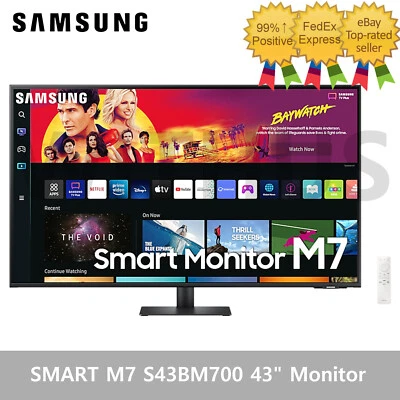 SAMSUNG SMART M7 S43BM700 43" Monitor Tizen VA SmartThings - Tracking - Image 1 of 4