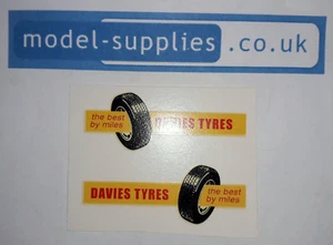 Matchbox Major M2 Bedford Davies Tyres Reproduction Waterslide Transfer Set - Picture 1 of 1