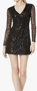 All Over Sequin Dresses Long Sleeve Dress FRENCH CONNECTION Size0 $248 - Picture 1 of 8