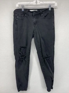 Kancan Girls Youth Pants Black 5/26 Denim Jeans Distressed Stretch Skinny - Picture 1 of 17