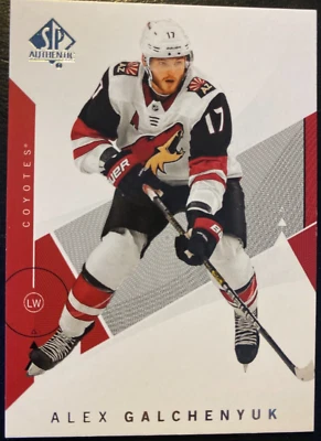 Alex Galchenyuk 2018-19 SP Authentic Upper Deck #24 Phoenix Coyotes - Image 1 of 2