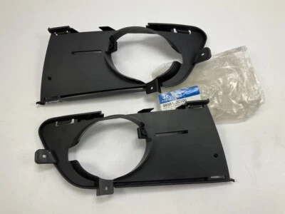 NEW Front Left & Right Fog Light Lamp Trim Bezel Set OEM For 2007-2008 Tiburon - Image 1 of 4