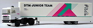 Daf 95 Jumbo-Koffer-Sattelzug Transportador de Carrera DTM Junior Equipo 1:87