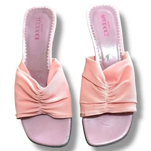 Sesto Meucci Pink Women's Slide Sandals Size 9 N - Picture 1 of 7