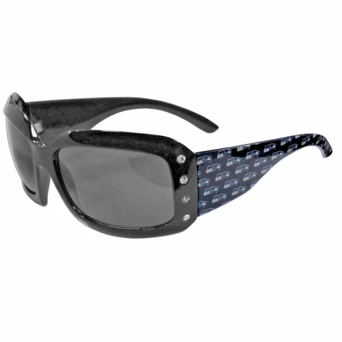 Women's NFL Seattle Seahawks Team Logo Bling SUNGLASSES New Cover