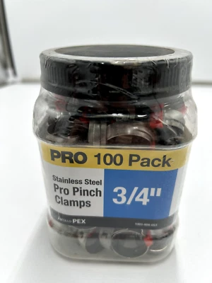 (100-Pk) Apollo Pinch Clamp No Size Stainless Steel PXPRO34100JR - Image 1 of 2