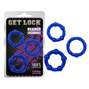 Chisa Beaded Cock Ring, Stop Premature Ejaculation , Erection Penis Aid UK - Picture 1 of 8