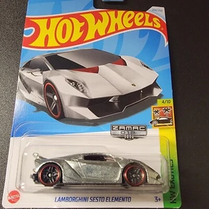 2025 Hot Wheels #204 - Lamborghini Sesto Elemento - HW Exotics #4 of 10 - ZAMAC - Picture 1 of 3