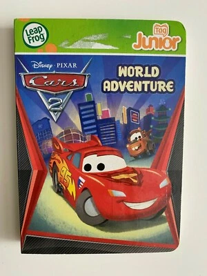 Leap Frog Tag Junior Hardcover 5x7” Book Disney Pixar Cars 2 World Adventure - Image 1 of 3