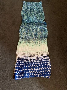 Indigo Flower One Size Fits All Boobe Tube Maxi - Picture 1 of 4