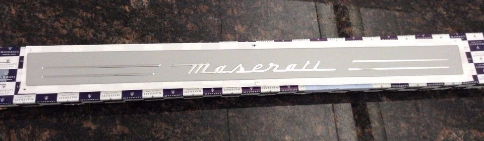 2008-2020 MASERATI GRANTURISMO DOOR SILL PLATE NEW OEM EACH - Image 1 of 1