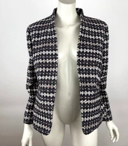 J Crew Nalya Collection Ausgehblazer italienischer Jacquard Damen 10 neu mit Etikett gefüttert - Bild 1 von 13
