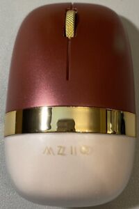 Azio IZO Wireless Bluetooth Mouse with Round Ergonomic Form, Baroque Rose