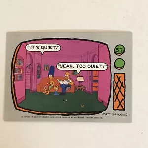 The Simpsons Trading Card 1990 #52 Homer Marge Maggie Simpson - Bild 1 von 2