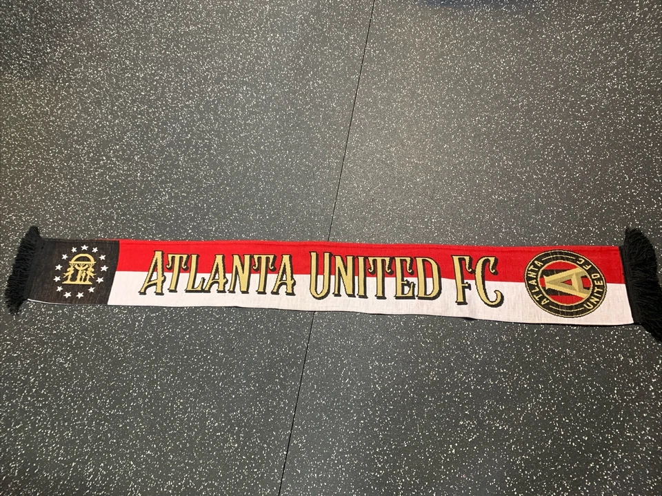 Atlanta United Scarf Georgia State Flag Theme Scarf - Image 1 of 2