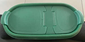 Nuovo Tupperware Modular Mates ovale doppia guarnizione coperchio di ricambio Hunter verde - Foto 1 di 3