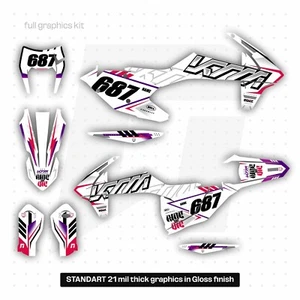 Grafik passend KTM EXC EXC-F XC-W 125 250 350 450 500 2017 2018 2019 Dekor - Bild 1 von 5