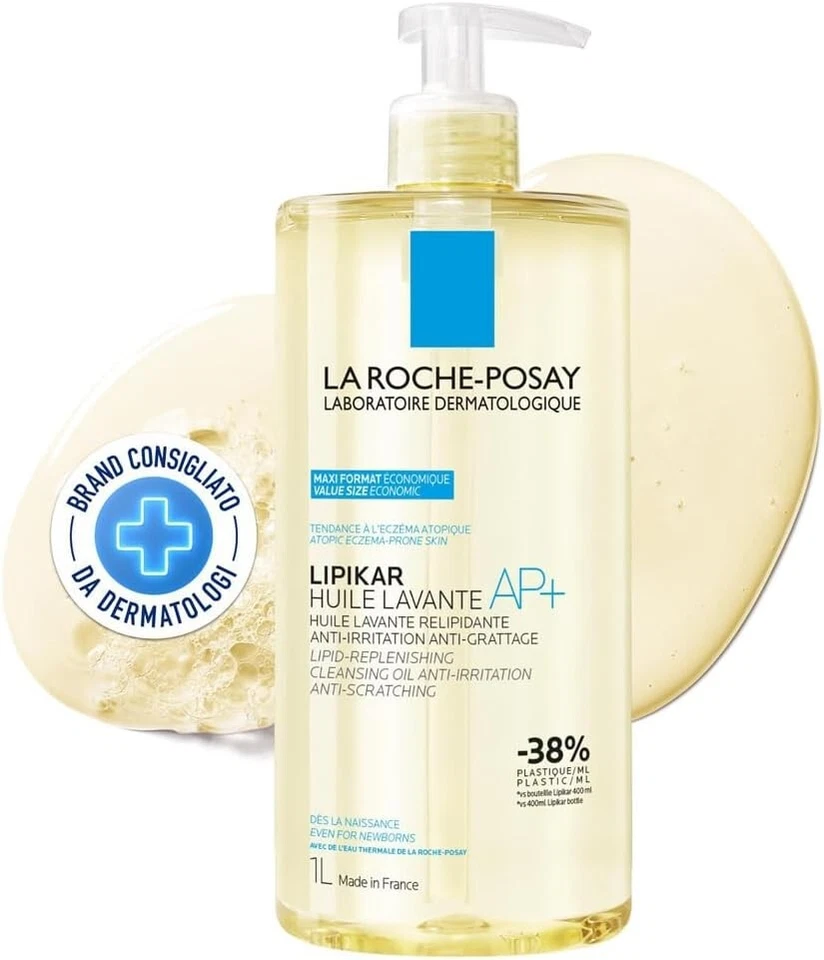 La Roche-Posay Lipikar, Olio Detergente AP+, Per Pelli Secche a Tendenza Eczema - Immagine 1 di 1