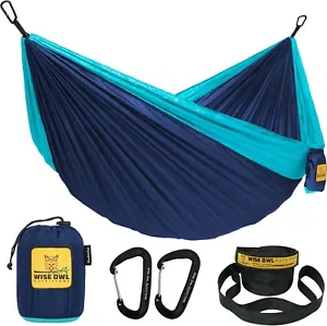 Hammock Camping, Portable Single/Double Hammocks for Outdoor Hiking Travel - Picture 1 of 2